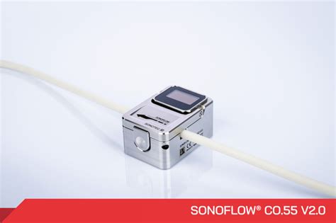 Ultrasonic Clamp-On Flow Meter | Sonoflow CO.55 · SONOTEC