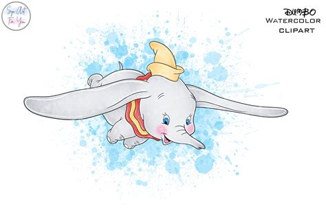 Dumbo Clipartdumbo Dumbo Png Dumbo Print Elephant Baby - Etsy Australia