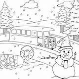 Dibujos De Invierno Para Colorear E Imprimir– ColoringOnlyCom sketch template