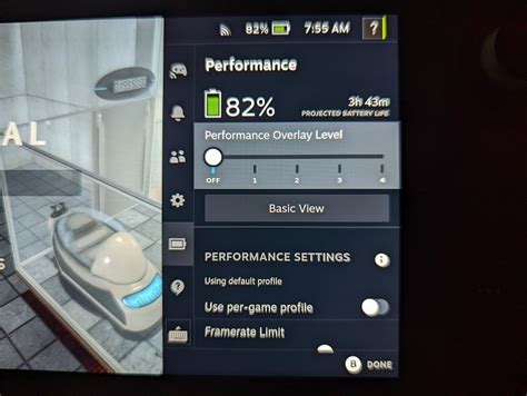 How to disable the performance overlay menu on Steam Deck