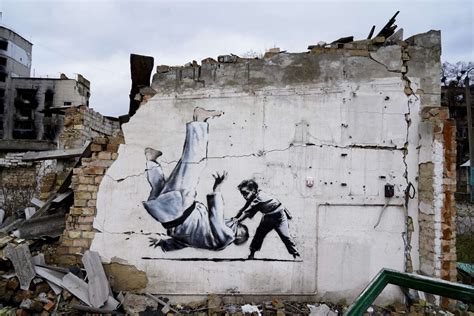 Banksy en Ukraine, évidemment... et tardivement