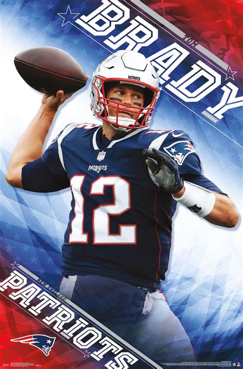 New England Patriots - Tom Brady Poster - Walmart.com