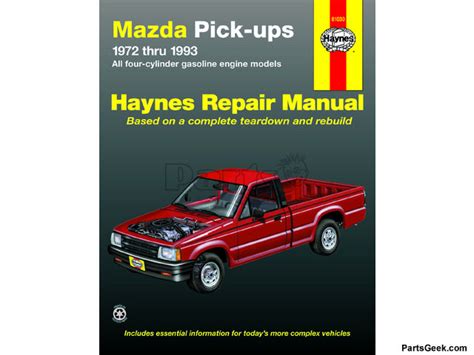 Mazda B2000 Repair Manual - Service Manual - Haynes - 1987 1986 1984 1983 87 86 84 83 ...