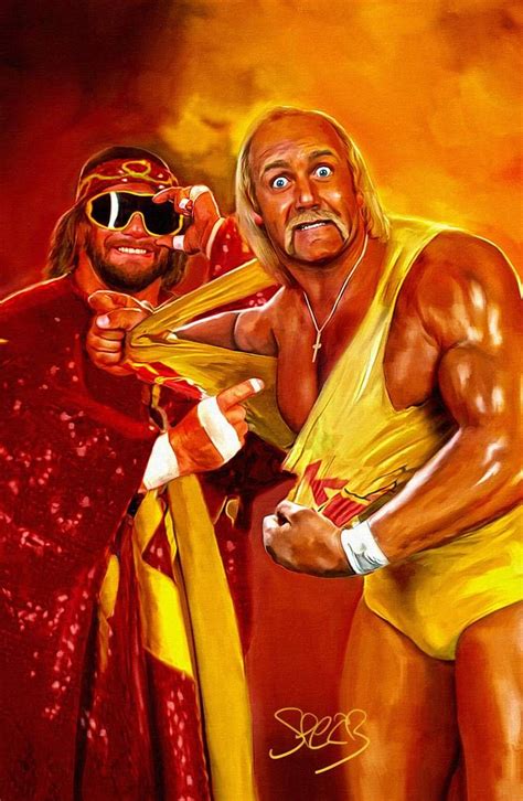 Mega Powers Hulk Hogan Macho Man Randy Savage by markman777 on DeviantArt Wrestling Posters ...