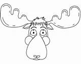Moose Coloring Pages 3 Printable For Free Download sketch template