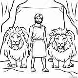 Daniel And The Lions Den Coloring Page 38073 30112 sketch template