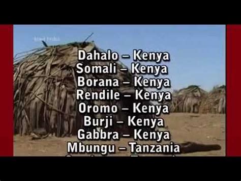 CUSHITES IN EASTERN AFRICA - YouTube