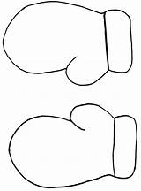 Printable Coloring Pages Mittens sketch template