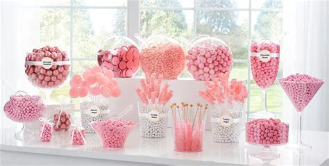 Light Pink Candy Buffet Supplies - Light Pink Candy & Containers | Party City