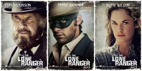 New Character Posters for The Lone Ranger + LIVE Q&A Session With Actors (Yes, Johnny Depp ...