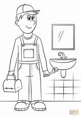 Plumber coloring page  Free Printable Coloring Pages sketch template