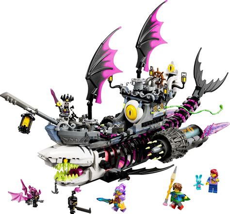 LEGO 71469 DREAMZzz Trials of the Dream Chasers Nightmare Shark Ship ...