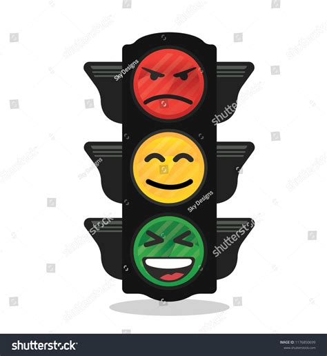 Traffic Light Emoji Stock Vector (Royalty Free) 1176850699 | Shutterstock