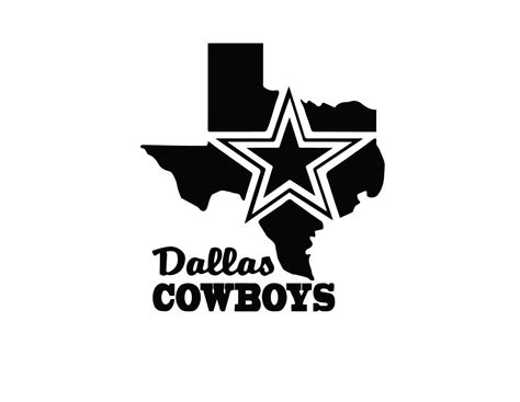NFL Dallas Cowboys Texas Map Vinyl Decal | Nfl dallas cowboys, Texas map, Dallas cowboys