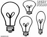 Light Bulb Coloring Page To Download And Print  sketch template