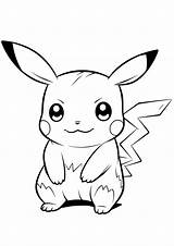 Pikachu  Pokemon Coloring Pages sketch template