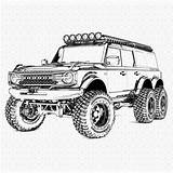 Ford Bronco Coloring Pages sketch template