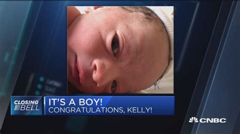 CNBC's Kelly Evans has a baby boy