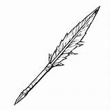 Download Stylized Spear Illustration Coloring pages Online  Creative sketch template