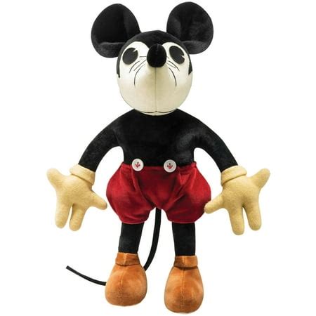 Steiff Disney Mickey Mouse 1932 Vintage Stuffed Plush 90th Birthday Velvet - Walmart.com