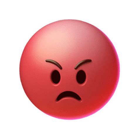 Angry Face Red Emoji GIF | GIFDB.com