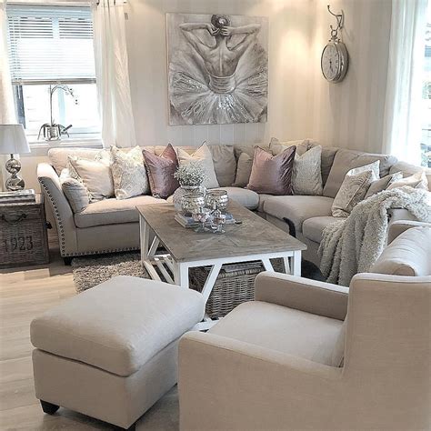 28 Cozy Living Room Decor Ideas To Copy - Society19 | Pink living room, Living room grey, Living ...