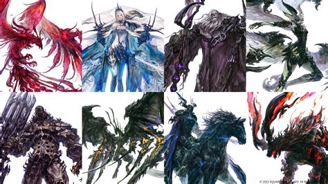 Final Fantasy XVI: Square Enix teilt imposante Artworks zu den Espern ...