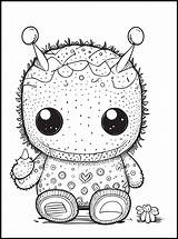 Monster Coloring Pages sketch template