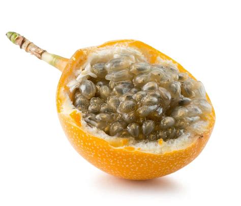 Sweet Granadilla or Grenadia Isolated on the White Background Stock ...