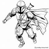 The Mandalorian Coloring Pages  Free & Printable sketch template