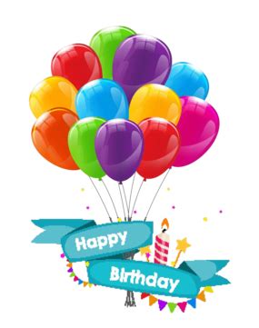 Vector Illustration Of A Birthday Card Template Featuring Joyful Balloons Vector, Joy, Vector ...