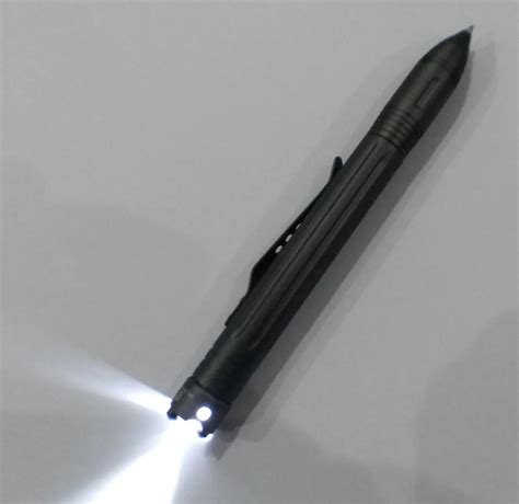 Tactical pen with LED Flashlight, lighting pen rattan,survival pen,self protection,weapons,pen ...