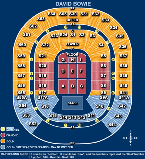 Dynamo Seating Map Rod Laver | Elcho Table