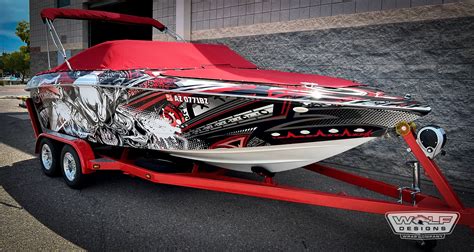 Custom Boat Wraps | Wolf Designs