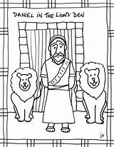 Daniel Lions Den Coloring Pages Az Sketch Page sketch template