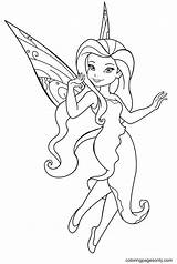 Fairy Coloring Pages To Print  Free Printable sketch template