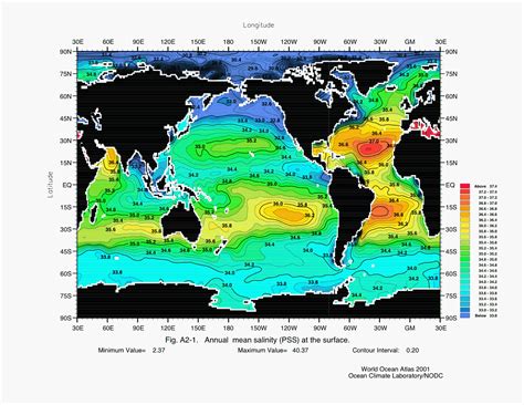 Salinity Levels In The Ocean