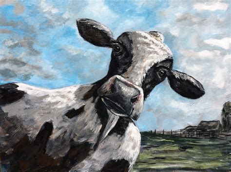 Mr. Handsome's Cow Paintings - Nashville Wife