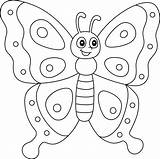 Butterfly Images For Coloring sketch template
