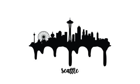 Seattle Skyline Silhouette Images – Browse 2,084 Stock Photos, Vectors, and Video | Adobe Stock