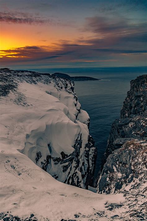 Sunset in NordKapp - The regions around the North Pole. An Arctic Explorer. | Sunset, Arctic ...