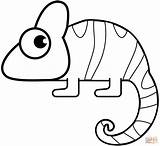Cute Chameleon coloring Page  Free Printable Coloring Pages sketch template