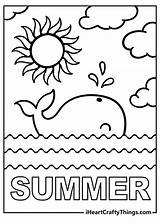 Coloring Summer Worksheets For Kindergarten Printable sketch template