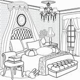Coloring Page Attic Printable  Home sketch template