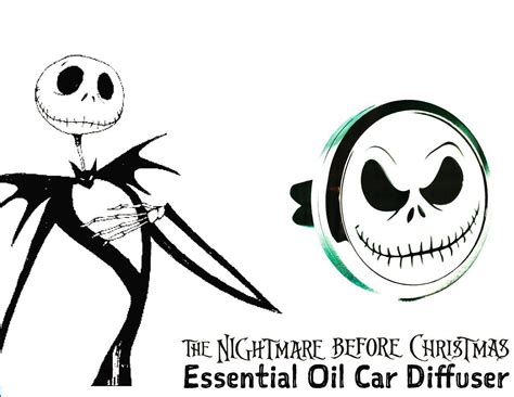 Scary Awesome Jack Skellington Essential Oil Car Diffuser | Chip and Company | Car diffuser ...
