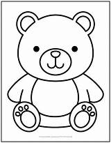 Printable Teddy Bear Coloring Pages sketch template