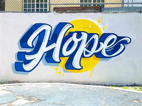 The word of the day is HOPE!! #graffiti #lettering #calligraffiti | Graffiti art letters ...