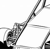 Quarter Midget Race Car Highly Detailed Vector Image In Svg Ai Pdf  sketch template