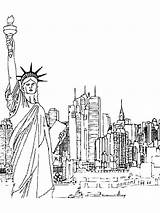 Statue Of Liberty coloring Pages sketch template