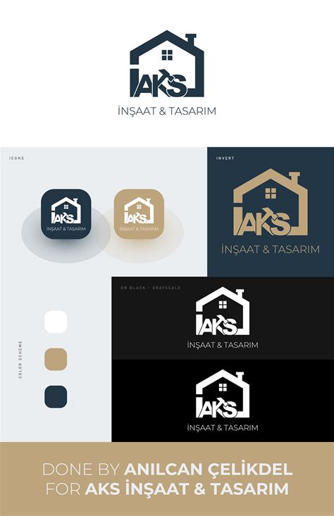 Logo Design For AKS Construction :: Behance